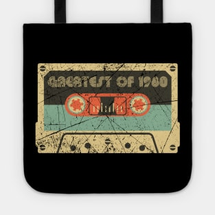 Vintage 1980 Greatest Of 1980 40th birthday Retro Cassette Mixtape 40 yo Tote