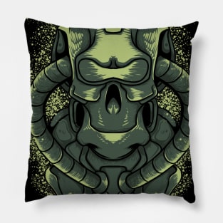 Green mecha Pillow