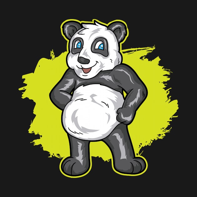 Proud panda bear panda design by HBfunshirts