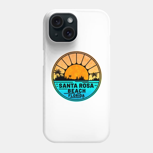 Santa Rosa Beach Florida Palms Panhandle Emerald Coast 30A Phone Case by TravelTime