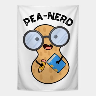 Pea-nerd Funny Nerd Peanut Pun Tapestry