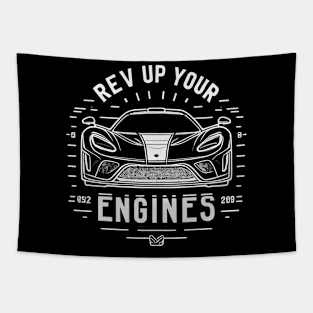 Rev Up Your Engines Tapestry