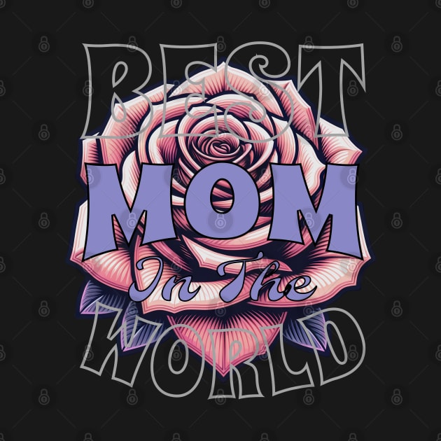 Mothers Day - Best Mom in the world by BrisaArtPrints