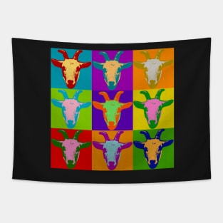 Billy Goat Pop Art Love Goats Tapestry