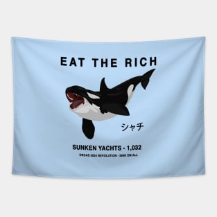 Orcas Revolution 2024 - Sinking Ships Tapestry