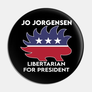 Jo Jorgensen Libertarian For President Pin