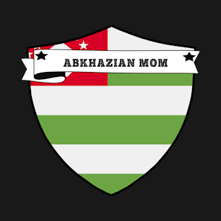 ABKHAZIAN MOM , ABKHAZIA COUNTRY SHIELD, MINIMALIST ABKHAZIA FLAG, I LOVE ABKHAZIA , BORN IN ABKHAZIA T-Shirt