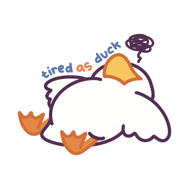 Tired as Duck by Meil Can