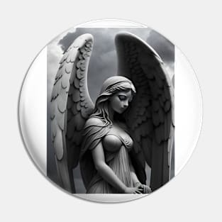 Sad angel Pin