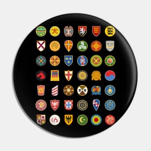 Civilizations emblems Pin