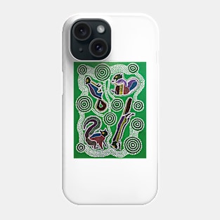 Squirrels the dreaming aboriginal Phone Case