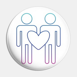 Loving Couple Design Pin