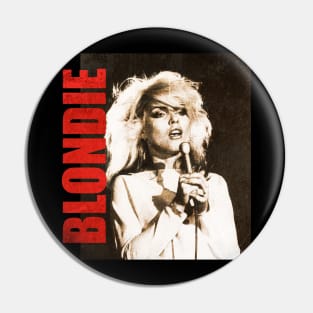 TEXTURE ART- Blondie - Retro Aesthetic Fan Art 1 Pin