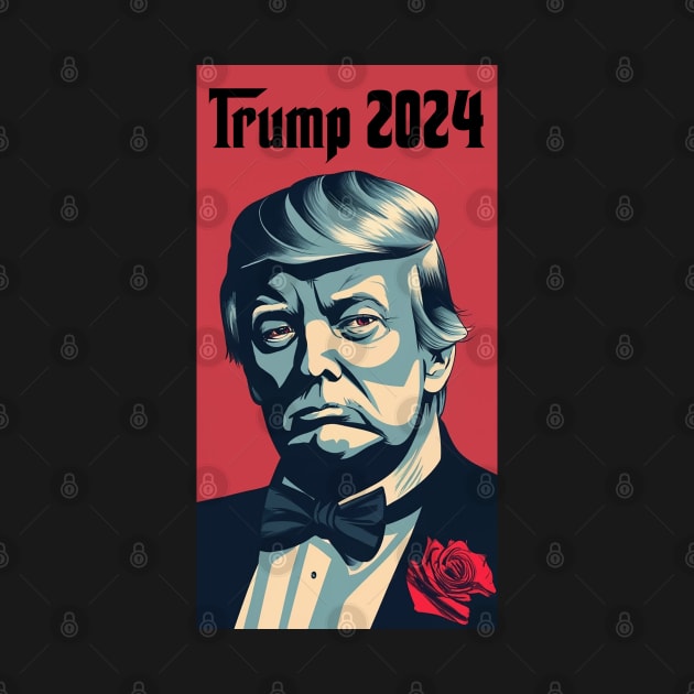 Trump 2024 by Dysfunctional Tee Shop