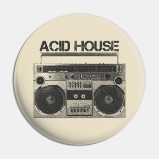 Acid House / Hip Hop Tape Pin