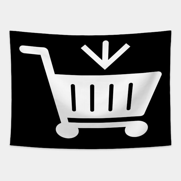 Shopping cart Tapestry by FromBerlinGift