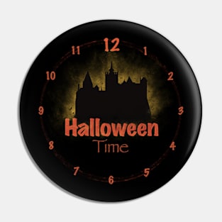 Halloween Time at Dracula's Castle Pin