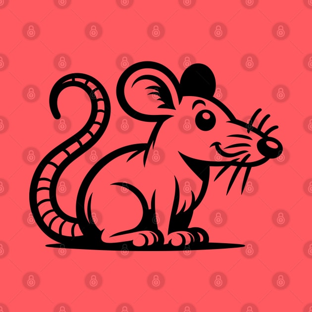 Cartoon Rat by KayBee Gift Shop