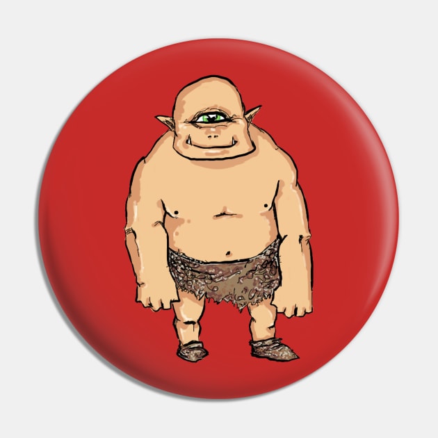 Terry the Cyclops Pin by Hominid