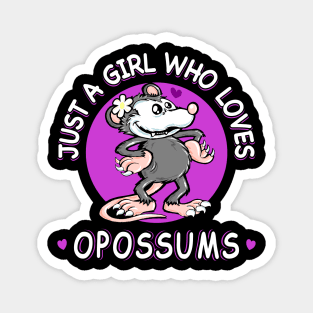 Opossum lover funny gift for women Magnet