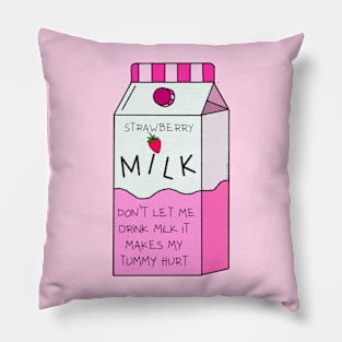 Cute Strawberry Milk Pillow