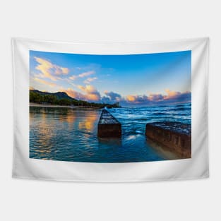 Waikiki Sunrise Tapestry