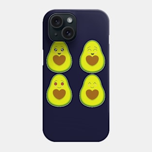 Happy Avocados Phone Case