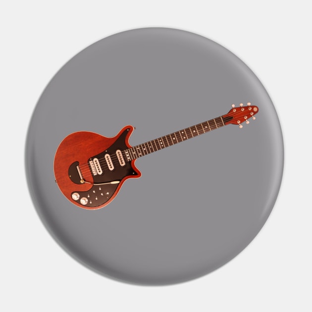 Red Special Guitar Pin by Pam069