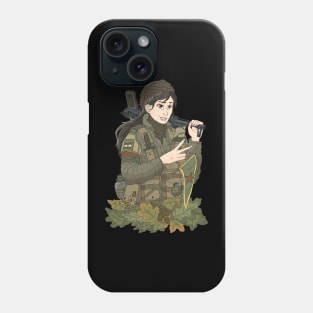 Kurdish fighter girl. Phone Case