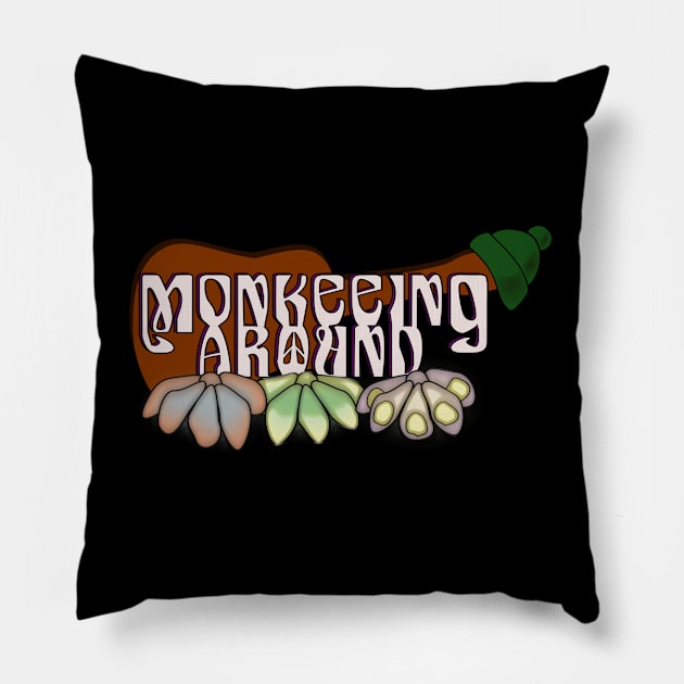 Monkeeing Around Podcast Pillow by The ESO Network