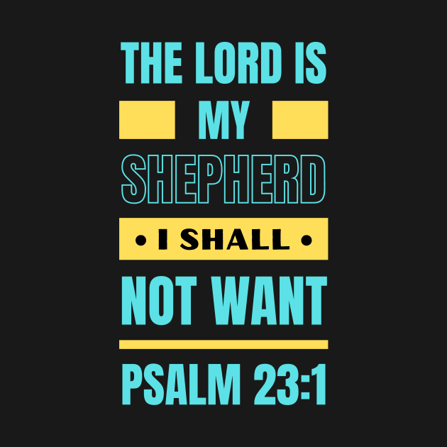 The Lord Is My Shepherd | Bible Verse Psalm 23:1 by All Things Gospel