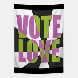 Vote Love 1 Tapestry