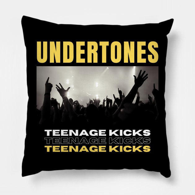 Teenage Kicks Pillow by Eighteen Plus