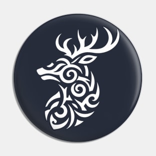 deer head motif Pin