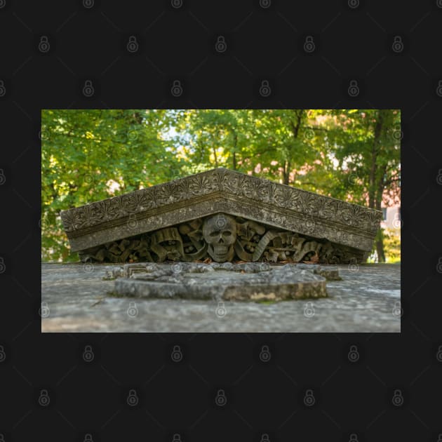 Sarcophagus at Saint Anthony of Padua Church in Bihac, Bosnia 3 by jojobob