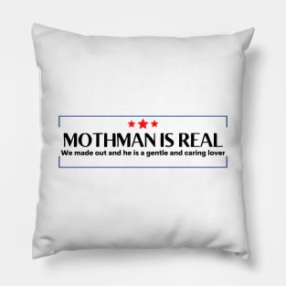 Mothman is real, Funny Mothman Bumper Pillow