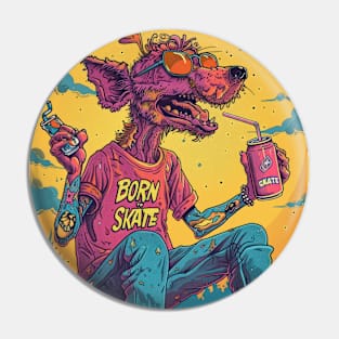 Urban Skate Hound Pin