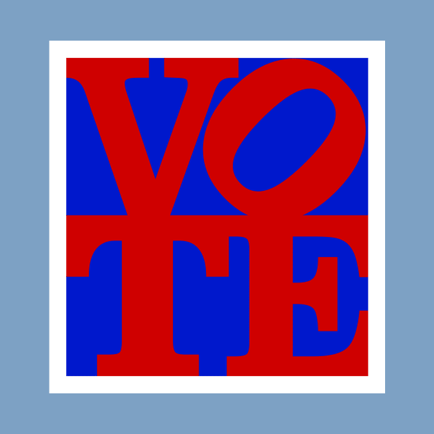 VOTE (red on blue) by Designs_by_Tom