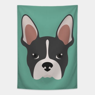 Boston Terrier Face Tapestry