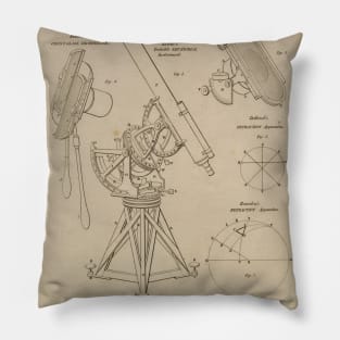 Old Telescope Pillow