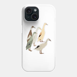 Indian Runner Ducks Phone Case