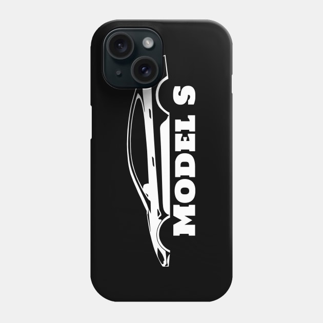 Model S Logo Phone Case by Rebellion Store