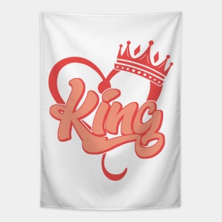 King of Valentine Tapestry