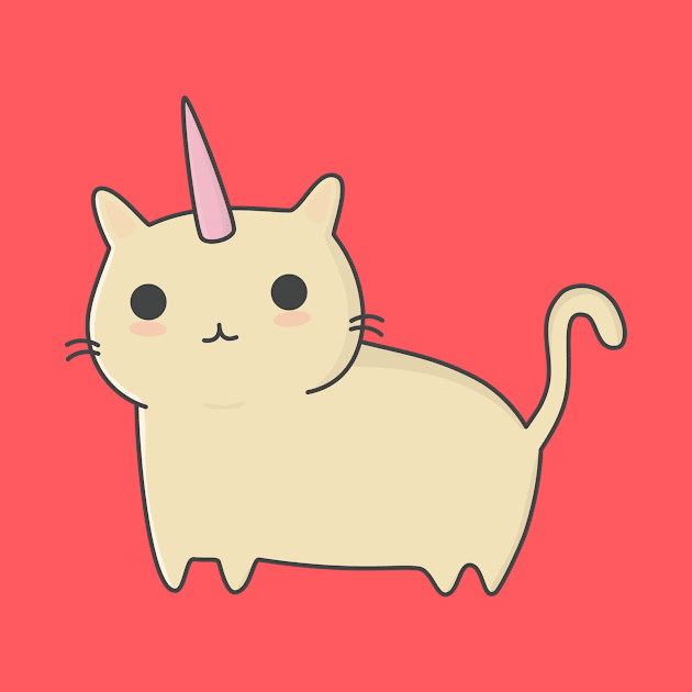 Kawaii Unicorn Cat by happinessinatee