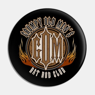 Grumpy Old Men's Rat Rod Club Pin