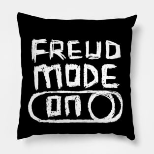 Freud Mode ON in Hand Writing Pillow