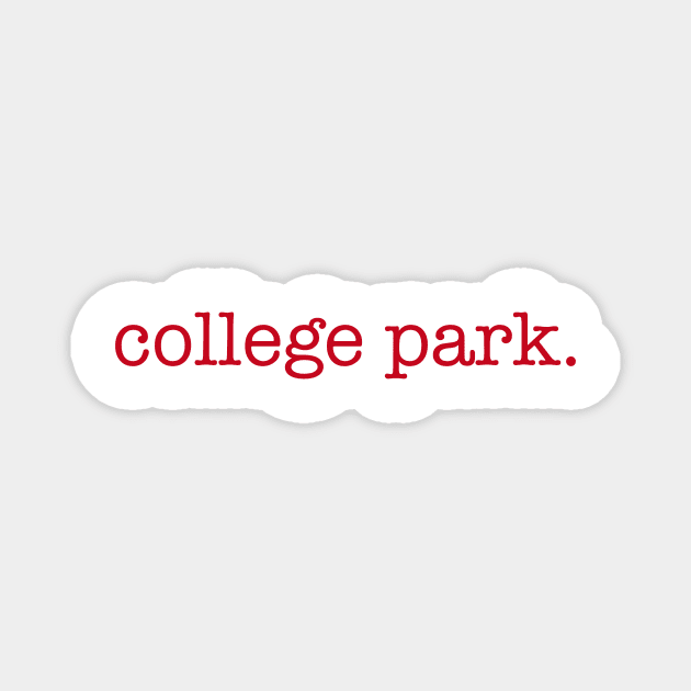 college park Magnet by Rosemogo