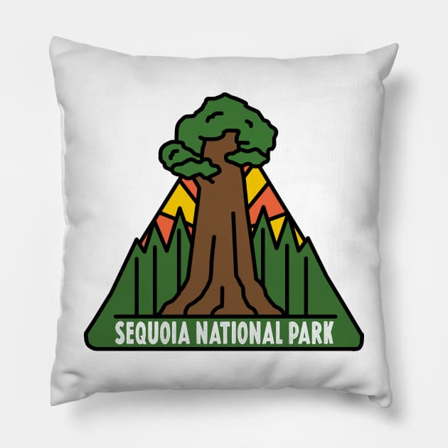 Sequoia National Park Decal Pillow by zsonn