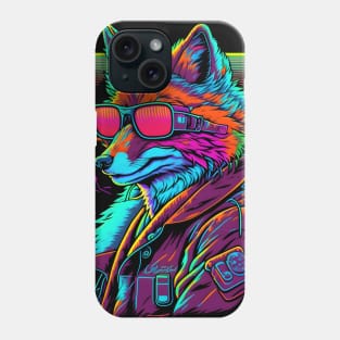 Neon Fox Phone Case