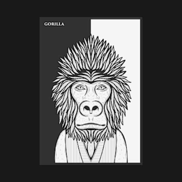 Gorilla by milhad